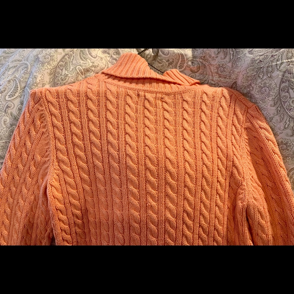 Peach/Apricot Turtleneck Croft & Barrow Turtleneck